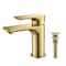 Kibi Tender Single Handle Bathroom Vanity Sink Faucet with Pop Up Drain C-KBF1019BG-KPW100BG - alternate 1